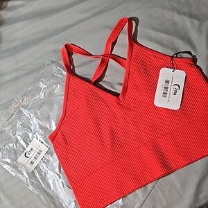 Zyia Cherry Reve Seamless Longline Bra NWT